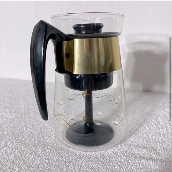 Vintage 1960’s Corning Glass Heat Resistant Glass 6 Cup Percolator - Picture 3 of 16